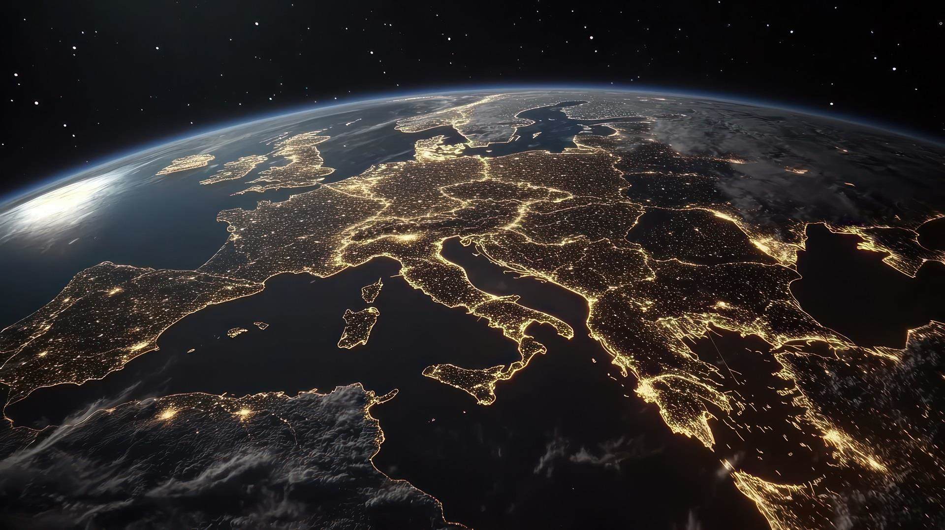 a world map showcasing globalisation