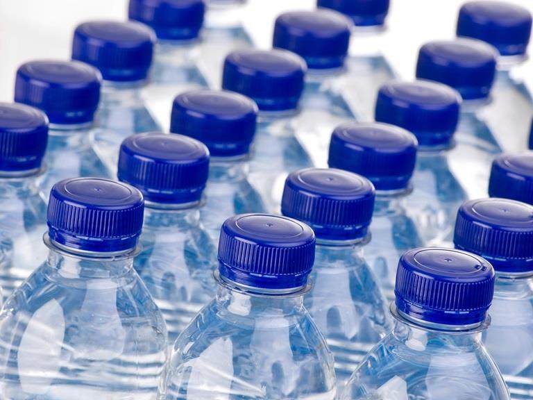 plastic water bottles