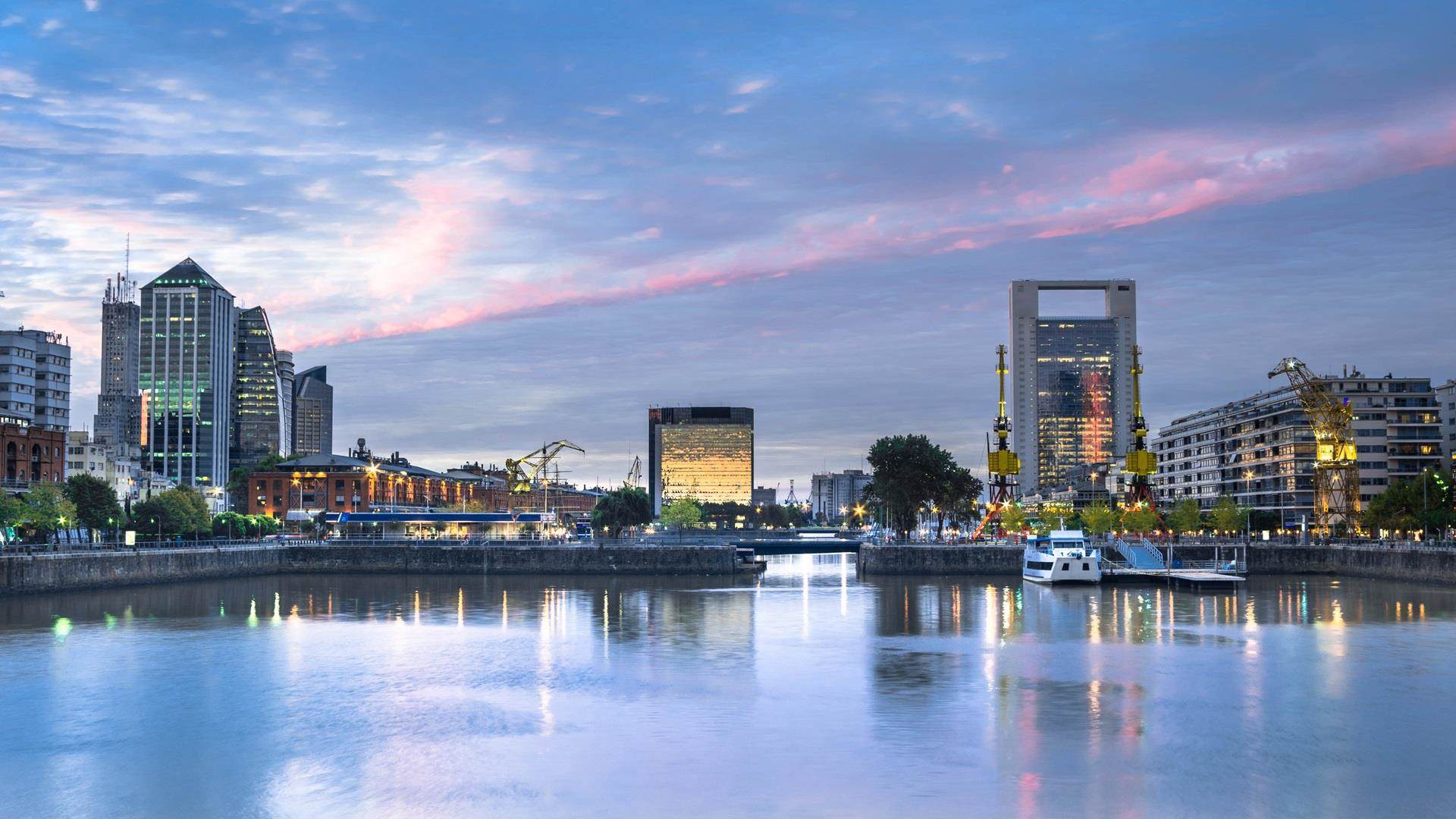 Argentina skyline.